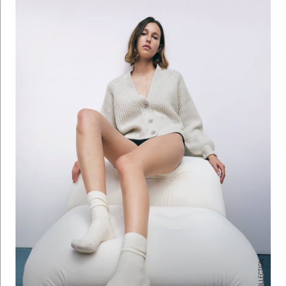 Zara Purl Knit Jacket - Picture 3 of 8